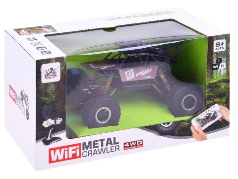 Auto metalowe terenowe 4x4 kamera WIFI RC0549