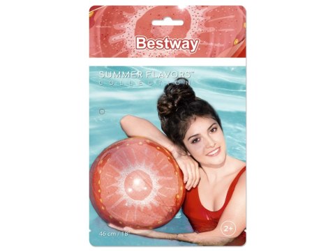 Bestway Plażowa dmuchana piłka TRUSKAWKA 31042