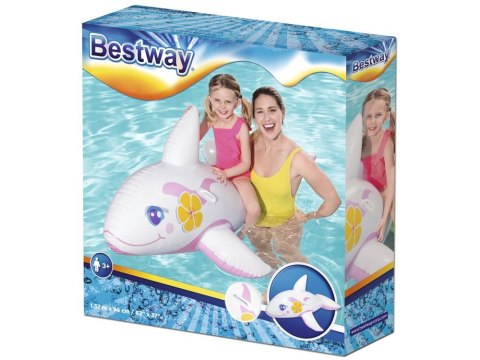 Bestway duży dmuchany biały Delfin 157cm 41037