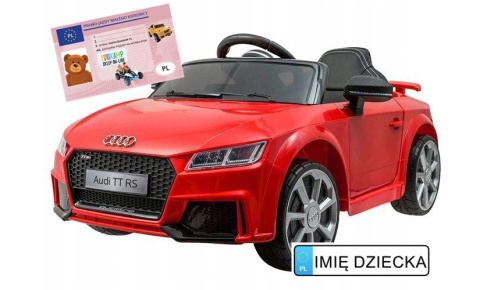 Auto na akumulator AUDI TT Quatro RS koła EVA, 2.4G