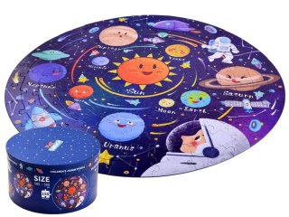 Duże PUZZLE OKRĄGŁE tuba 150el Kosmos ZA3727