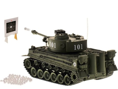 Duży zdalnie sterowany CZOŁG German Tiger RC0252ZI