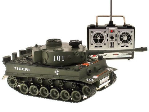 Duży zdalnie sterowany CZOŁG German Tiger RC0252ZI