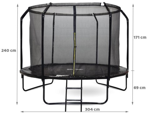 Trampolina ogrodowa SkyFlyer + drabinka 10FT 304cm