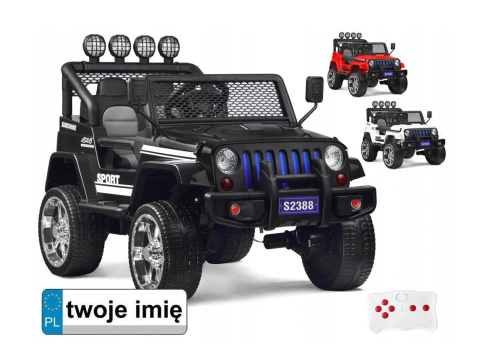 AUTO NA AKUMULATOR JEEP DRIFTER 4x45W Ekoskóra EVA /S2388