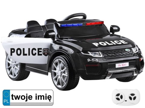 Auto na akumulator Policja z sygnałem pilot PA0247