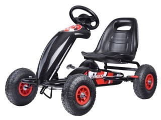 Sportowy GOKART na pedała pompowane koła SP0531