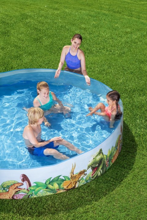 Basen Fill 'N Fun Pool Dinozaury 8FT BESTWAY 55001