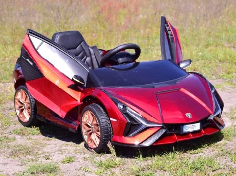 ORYGINALNE LAMBORGHINI SIAN, MIĘKKIE KOŁA, MIĘKKIE SIEDZENIE, LAKIER, 4x4, FUNKCJA BUJANIA - FULL OPCJA/QLS6388