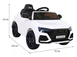 Auto na akumulator Audi RS Q8 Czerwony Audi RS Q8 Biały