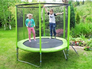 Trampolina ogrodowa SKYFLYER RING 2w1 244cm 8FT