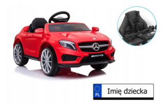 Auto na Akumulator Mercedes GLA 45 Pojazd na akumulator Mercedes AMG GLA-45 Czerwony