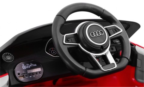 Autko na akumulator AUDI TT RS Pilot Skóra USB