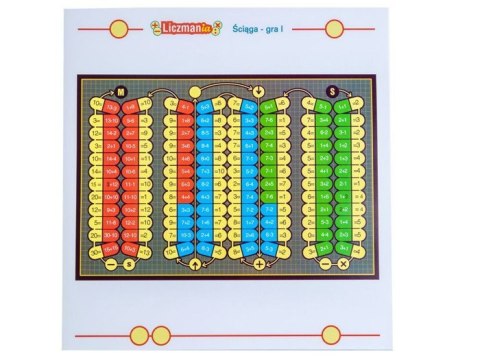 Edukacyjna Gra planszowa Liczmania GR0286