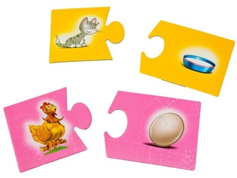 Gra edukacyjna SPINKI zwierzęta puzzle GR0308