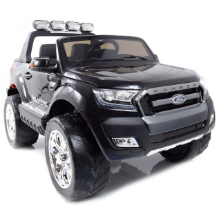 DWUOSOBOWY SAMOCHÓD DLA DZIECI FORD RANGER 4X4 CZARNY