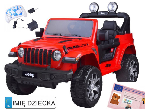 Jeep RUBICON dla dziecka 4 silniki koła EVA