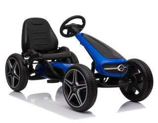 GOKART NA PEDAŁY LICENCJA MERCEDESA KOŁA EVA, MIĘKKIE SIEDZENIE Z LOGIEM MB JAKOŚĆ /XMX610