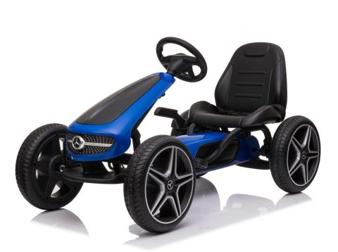 GOKART NA PEDAŁY LICENCJA MERCEDESA KOŁA EVA, MIĘKKIE SIEDZENIE Z LOGIEM MB JAKOŚĆ /XMX610