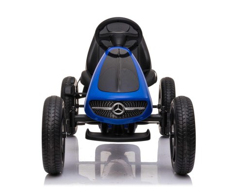 GOKART NA PEDAŁY LICENCJA MERCEDESA KOŁA EVA, MIĘKKIE SIEDZENIE Z LOGIEM MB JAKOŚĆ /XMX610