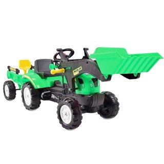 TRAKTOR NA PEDAŁY Z PRZYCZEPĄ I ŁYŻKĄ/TR3005