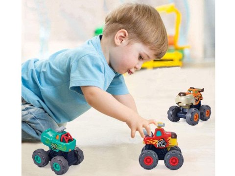 Autko Monster Trucks zestaw 3 pojazdy ZA3516