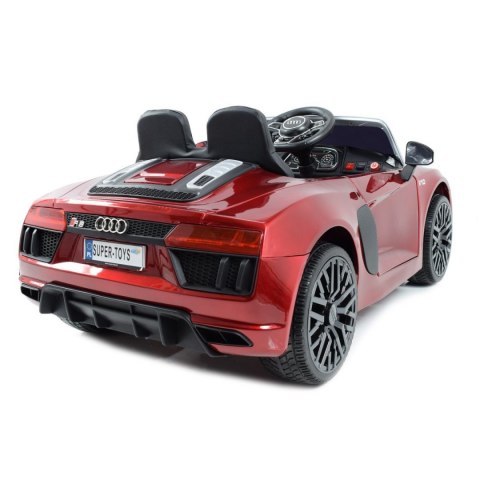 NAJNOWSZY ORYGINALNY AUDI R8 NA LICENCJI MIĘKKIE SIEDZENIE, MIĘKKIE KOŁA SUPER JAKOŚĆ/R8