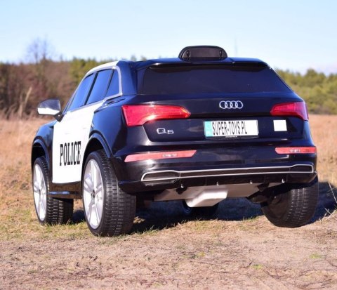 Pojazd na Akumulator Audi Q5 Policja Czarny