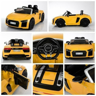 LEANToys Auto na Akumulator Audi R8 Spyder Biały