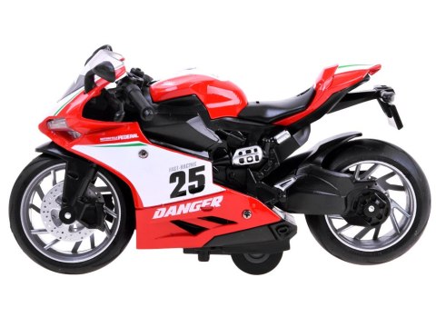 Diecast model Motocykl z naciągiem zabawka ZA3933