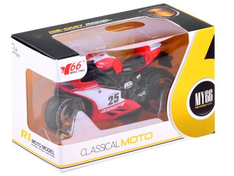 Diecast model Motocykl z naciągiem zabawka ZA3933