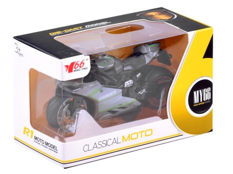 Diecast model Motocykl z naciągiem zabawka ZA3933