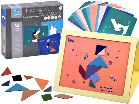 Układanka magnetyczna TANGRAM łamigłówka ZA3779