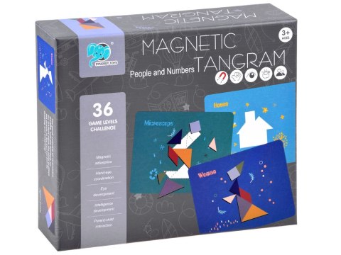 Układanka magnetyczna TANGRAM łamigłówka ZA3779