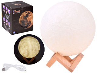 Lampka nocna Księżyc Moon Light 3D 18cm ZA3826