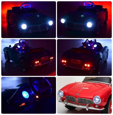 ORYGINALNE BMW 507, MIĘKKIE KOŁA, MIĘKKIE SIEDZENIE, FUNKCJA BUJANIA, FULL OPCJA/SX1938