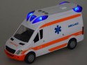 Ambulans + nosze autko Karetka z dźwiękiem ZA3835