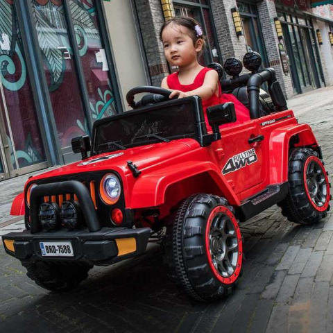 MEGA JEEP FULLTIME, NAPĘD 4X4, 1X12V ,WOLNY START/ MIĘKKIE KOŁA, FUNKCJA BUJANIA EXCLUSIVE LAKIER/7588