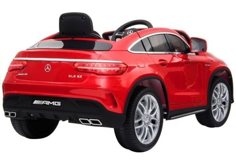 Auto na Akumulator Mercedes GLE63 Coupe Czerwony