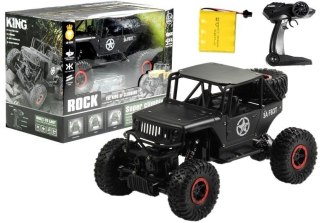 Auto Zdalnie Sterowane Jeep R/C 1:18 Czarne