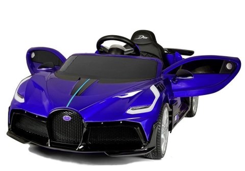 Auto na Akumulator Bugatti Divo Niebieski Lakier