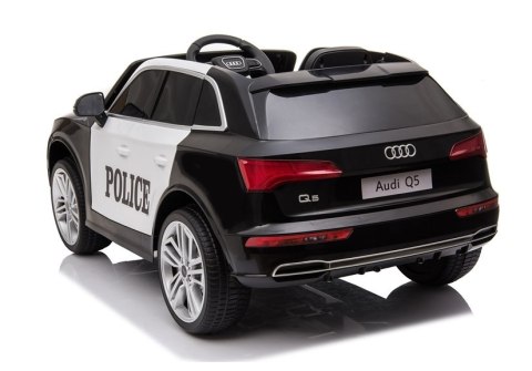 Pojazd na Akumulator Audi Q5 Policja Czarny