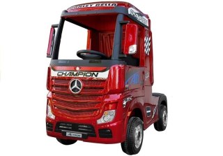 Auto na Akumulator Mercedes Actros Czerwony Lakierowany MP4