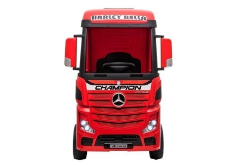 Auto na Akumulator Mercedes Actros Czerwony Lakierowany MP4