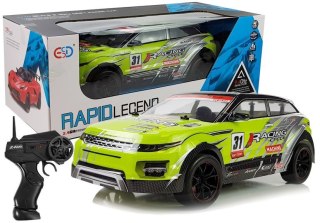 Auto Zdalnie Sterowane R/C Terenowe Zielone 1:10