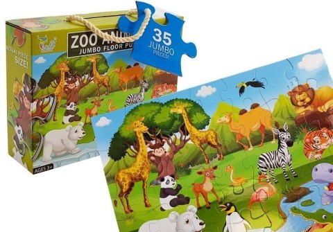 Zestaw Puzzle Zwierzęta w Zoo 35el