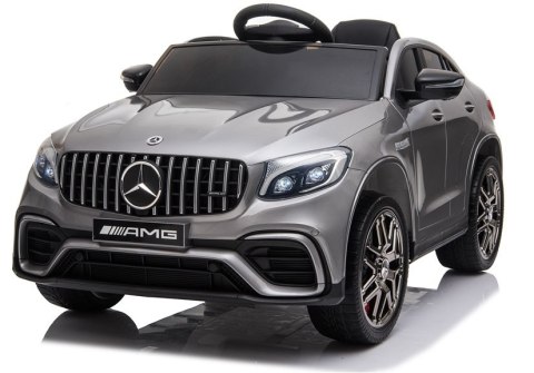 Auto na akumulator Mercedes GLC 63S QLS-5688 Srebrny Lakier 4x4