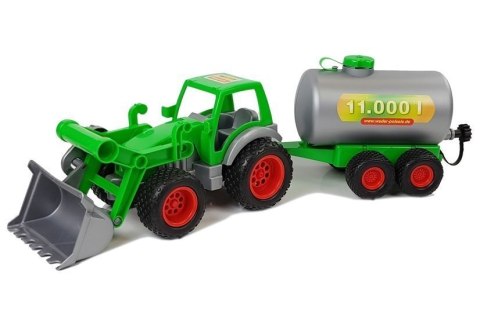 Farmer Traktor Ładowarka Cysterna Zielono- Szara 8794