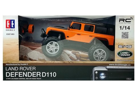 Auto Zdalnie Sterowane Land Rover Defender R/C Pomarańczowe 1:14