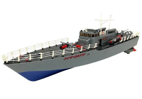 Statek Kuter Torpedowy Zdalnie Sterowany R/C 1:115 2.4G Niebieski